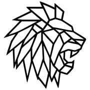Geometric Lion Head DXF File – CNC Cutting Design | AWLION771