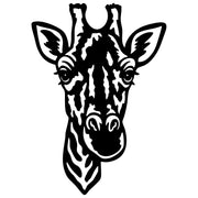 Giraffe Head DXF File – CNC Cutting Design | AWGIRAFFE1