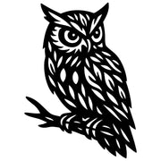 Great Horned Owl DXF File – CNC Cutting Design | ABOWL128