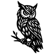 Great Horned Owl DXF File – CNC Cutting Design | ABOWL130