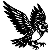 Great Horned Owl DXF File – CNC Cutting Design | ABOWL133