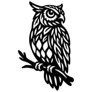 Great Horned Owl DXF File – CNC Cutting Design | ABOWL134
