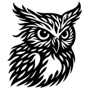 Great Horned Owl DXF File – CNC Cutting Design | ABOWL136