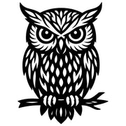 Great Horned Owl DXF File – CNC Cutting Design | ABOWL143