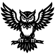 Great Horned Owl DXF File – CNC Cutting Design | ABOWL148