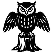 Great Horned Owl DXF File – CNC Cutting Design | ABOWL82