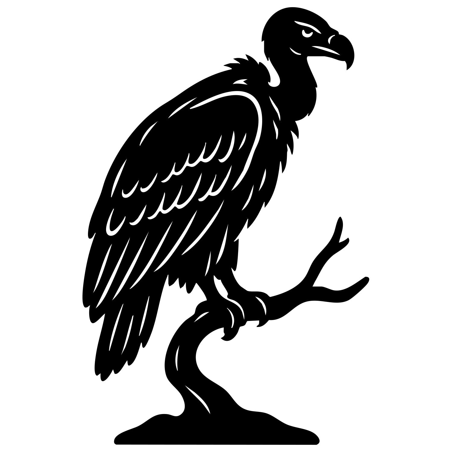 Griffon Vulture DXF File – CNC Cutting Design | ABVULTURE13