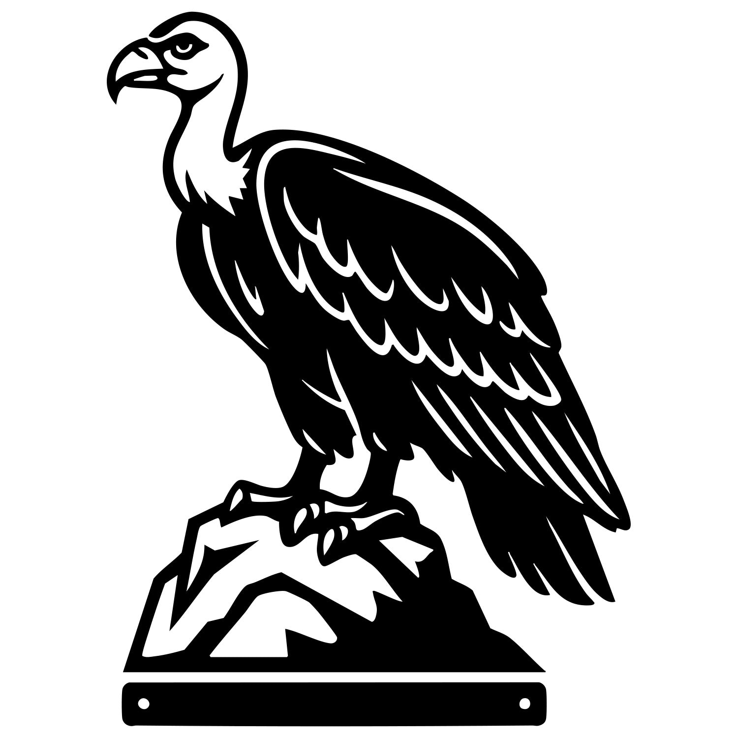 Griffon Vulture DXF File – CNC Cutting Design | ABVULTURE2