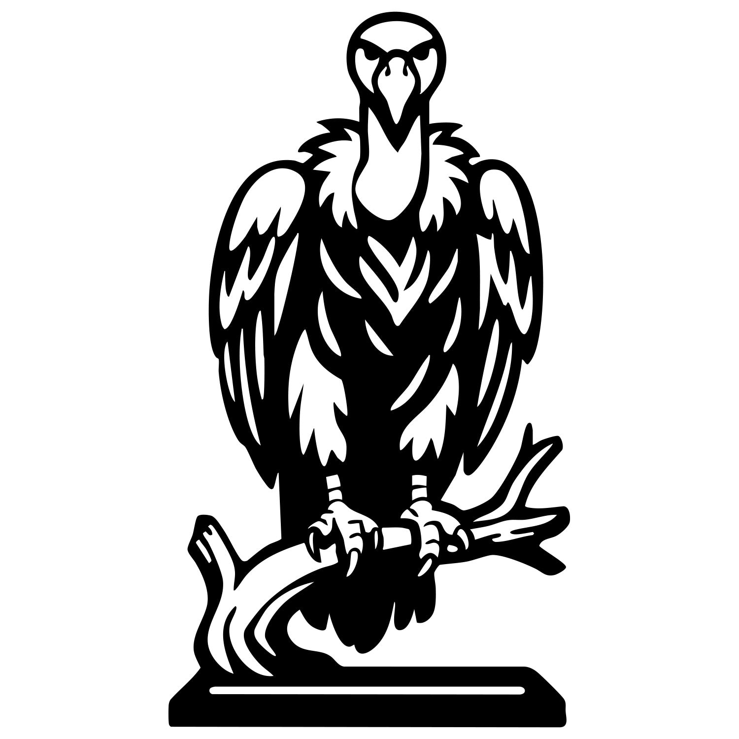 Griffon Vulture DXF File – CNC Cutting Design | ABVULTURE4