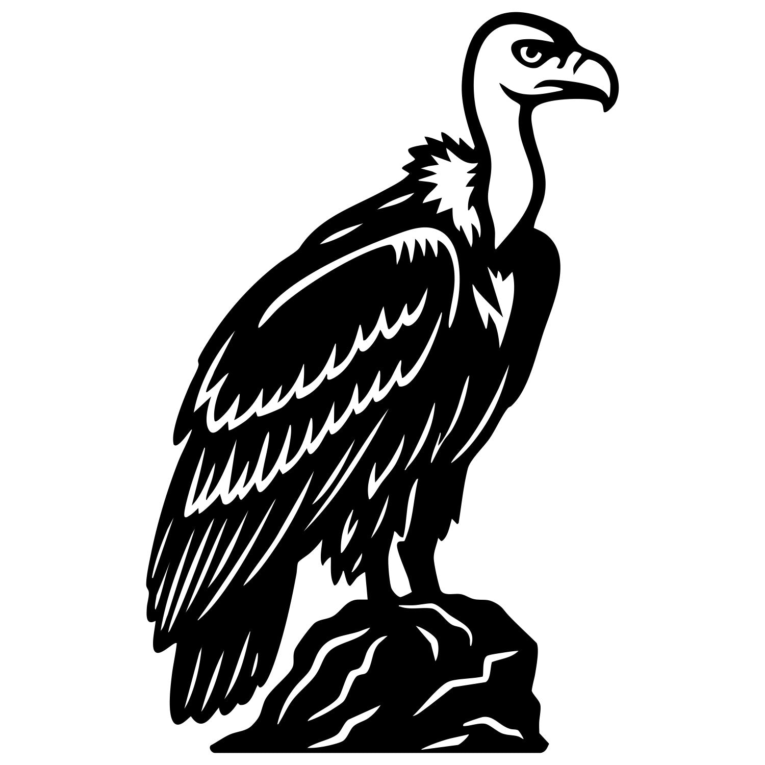 Griffon Vulture DXF File – CNC Cutting Design | ABVULTURE7
