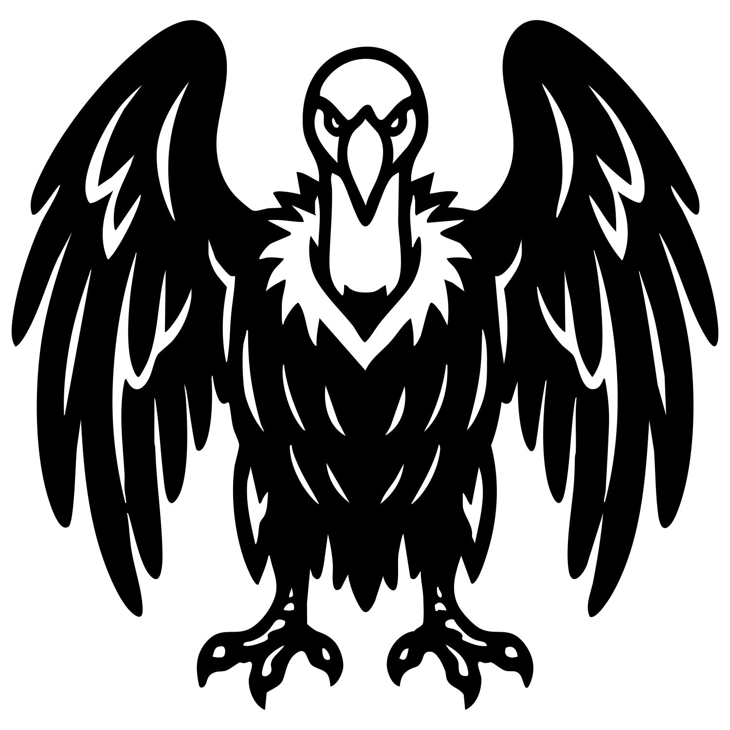 Griffon Vulture DXF File – CNC Cutting Design | ABVULTURE109