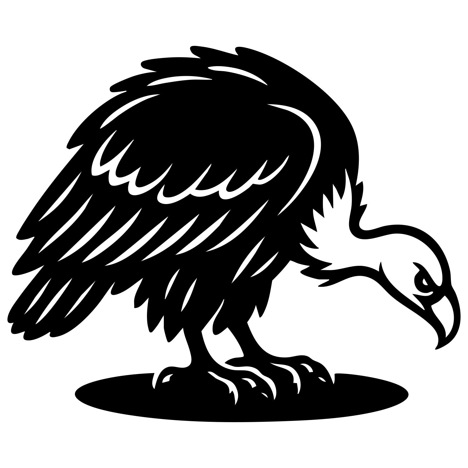 Griffon Vulture DXF File – CNC Cutting Design | ABVULTURE110