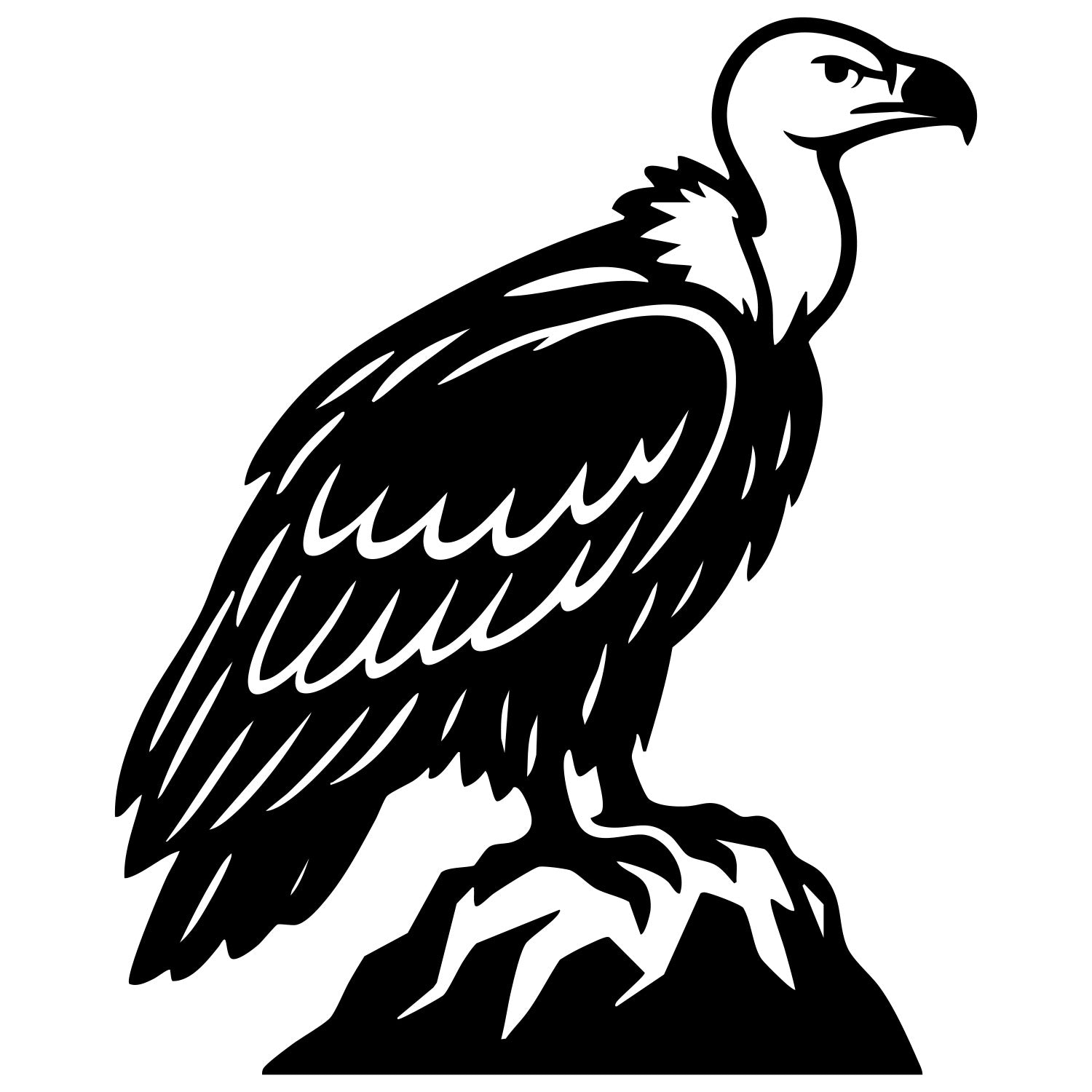 Griffon Vulture DXF File – CNC Cutting Design | ABVULTURE115