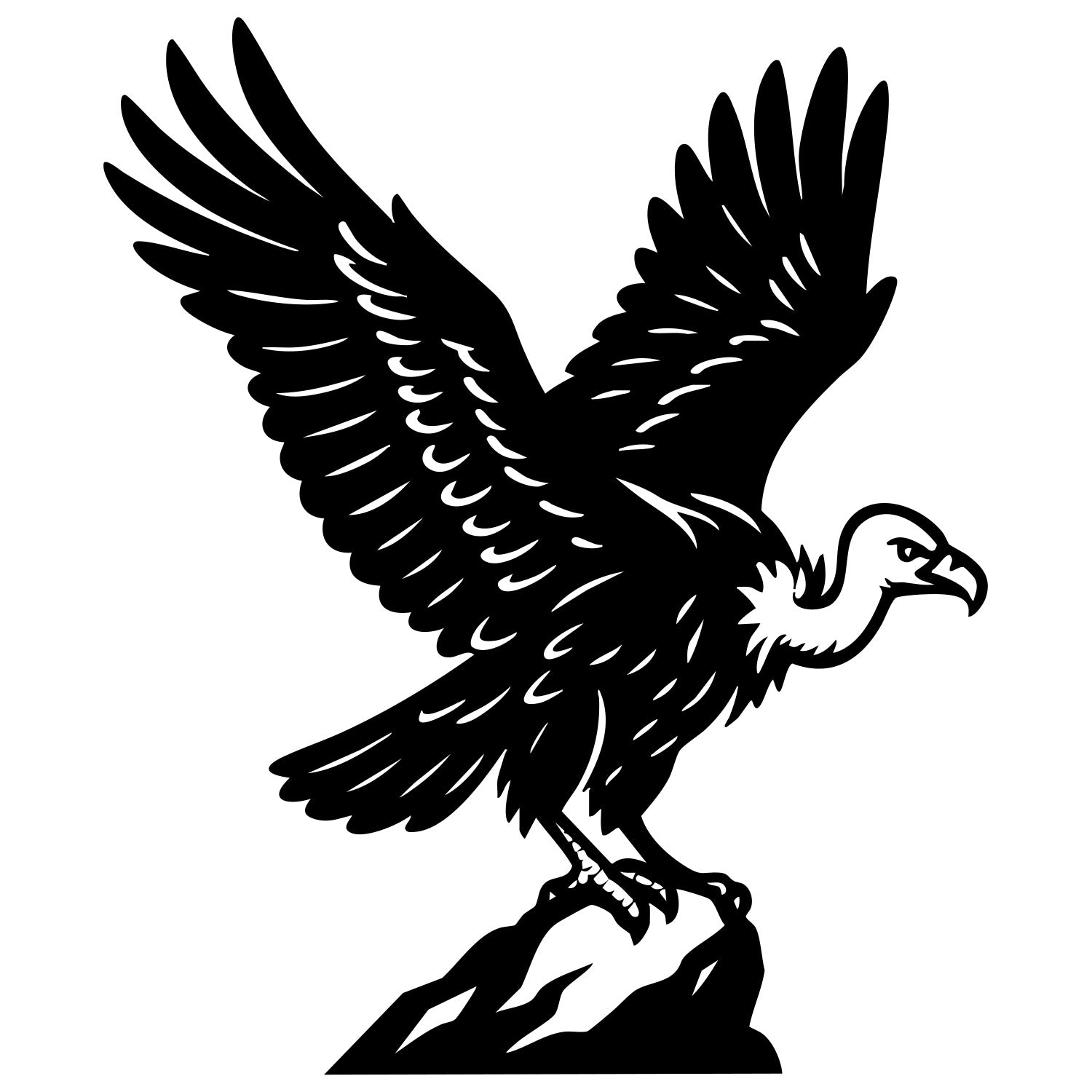 Griffon Vulture DXF File – CNC Cutting Design | ABVULTURE129