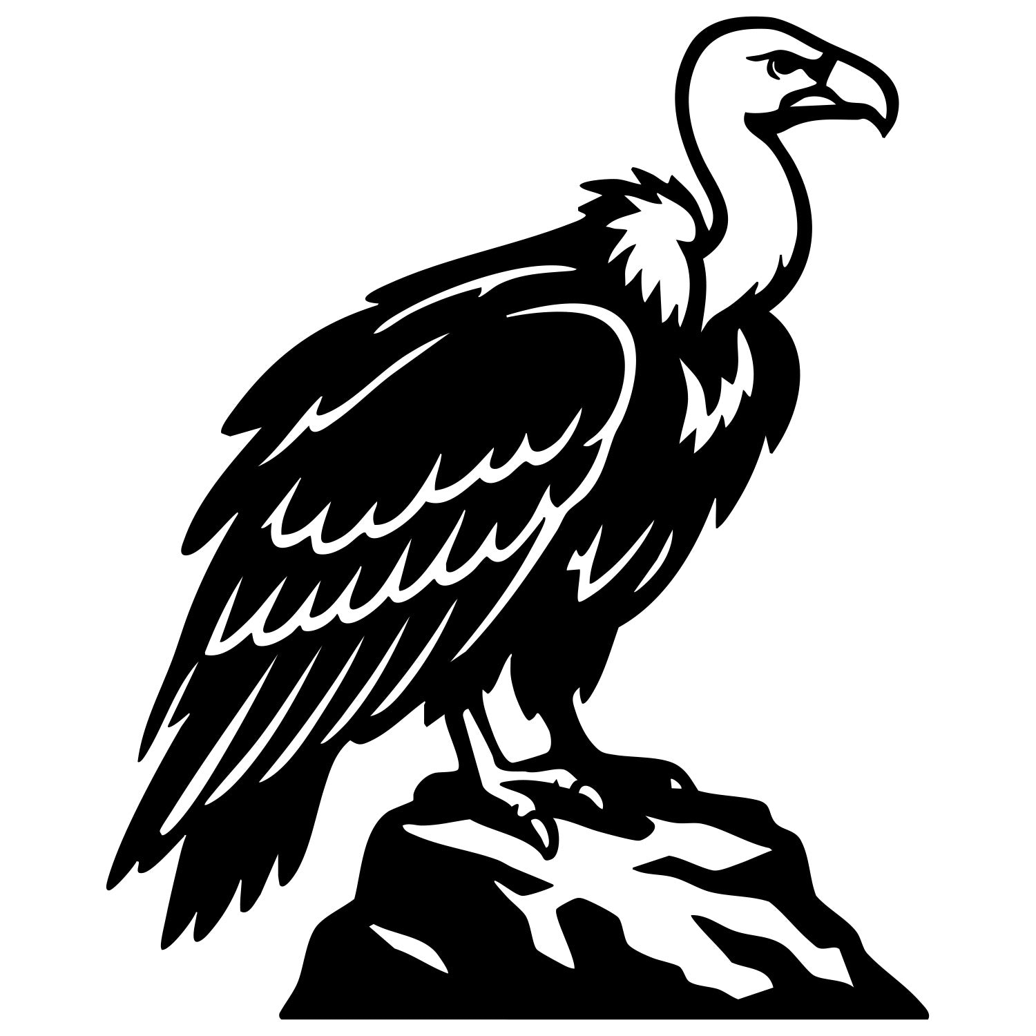 Griffon Vulture DXF File – CNC Cutting Design | ABVULTURE15