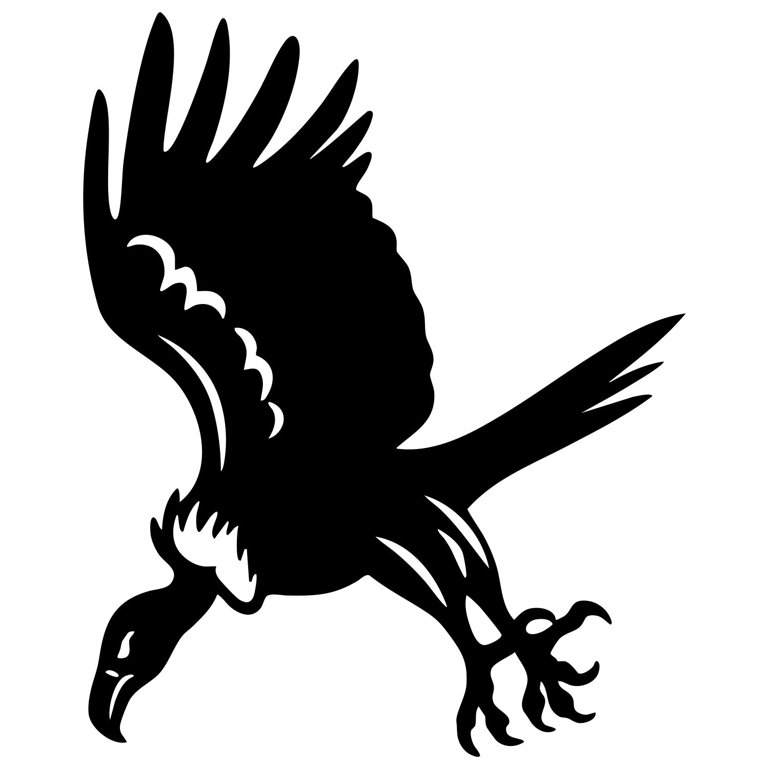 Griffon Vulture DXF File – CNC Cutting Design | ABVULTURE151