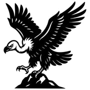 Griffon Vulture DXF File – CNC Cutting Design | ABVULTURE163
