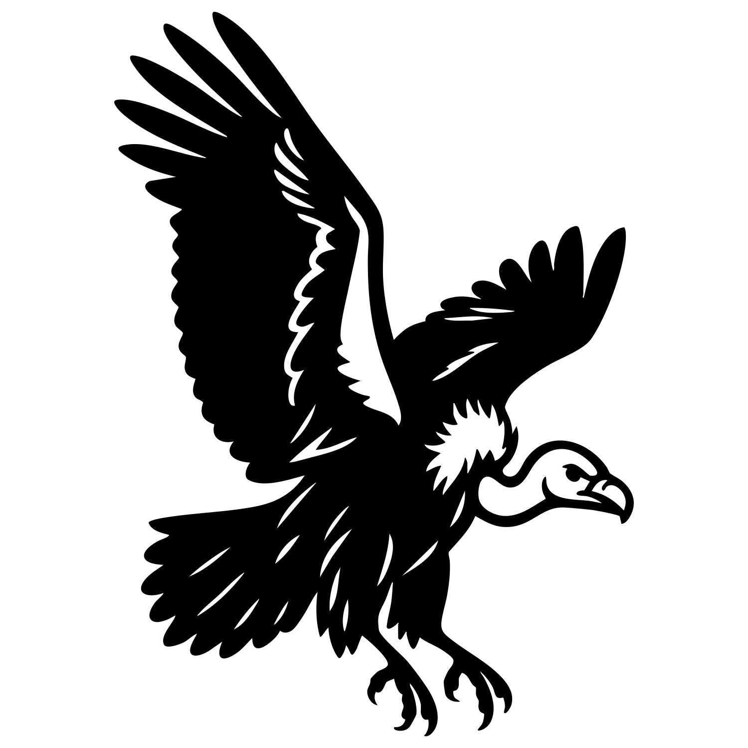 Griffon Vulture DXF File – CNC Cutting Design | ABVULTURE166