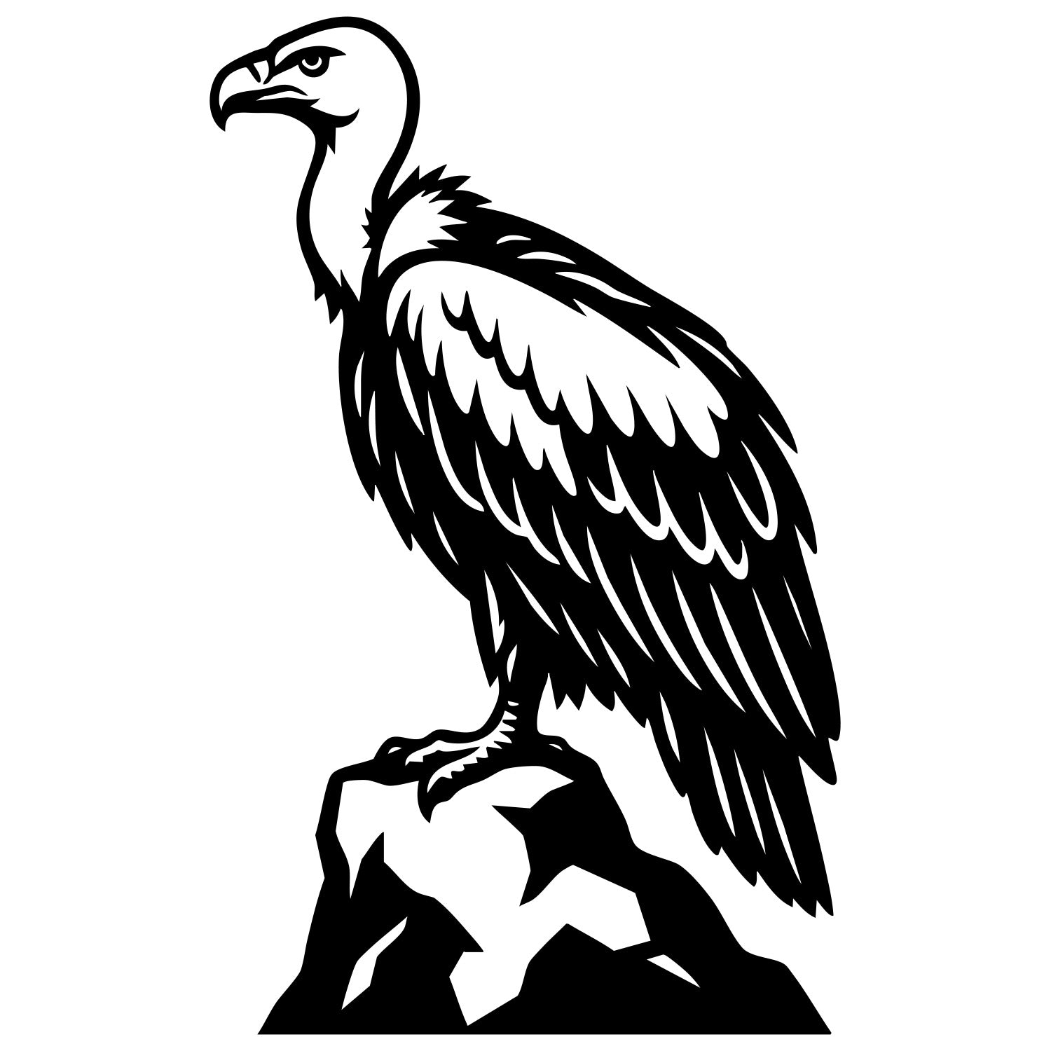 Griffon Vulture DXF File – CNC Cutting Design | ABVULTURE178