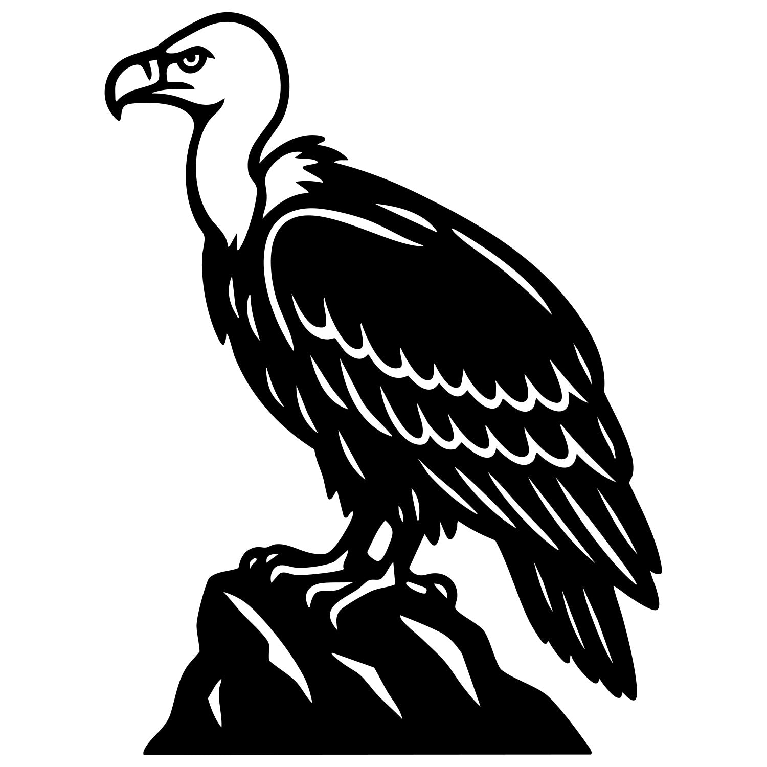 Griffon Vulture DXF File – CNC Cutting Design | ABVULTURE180