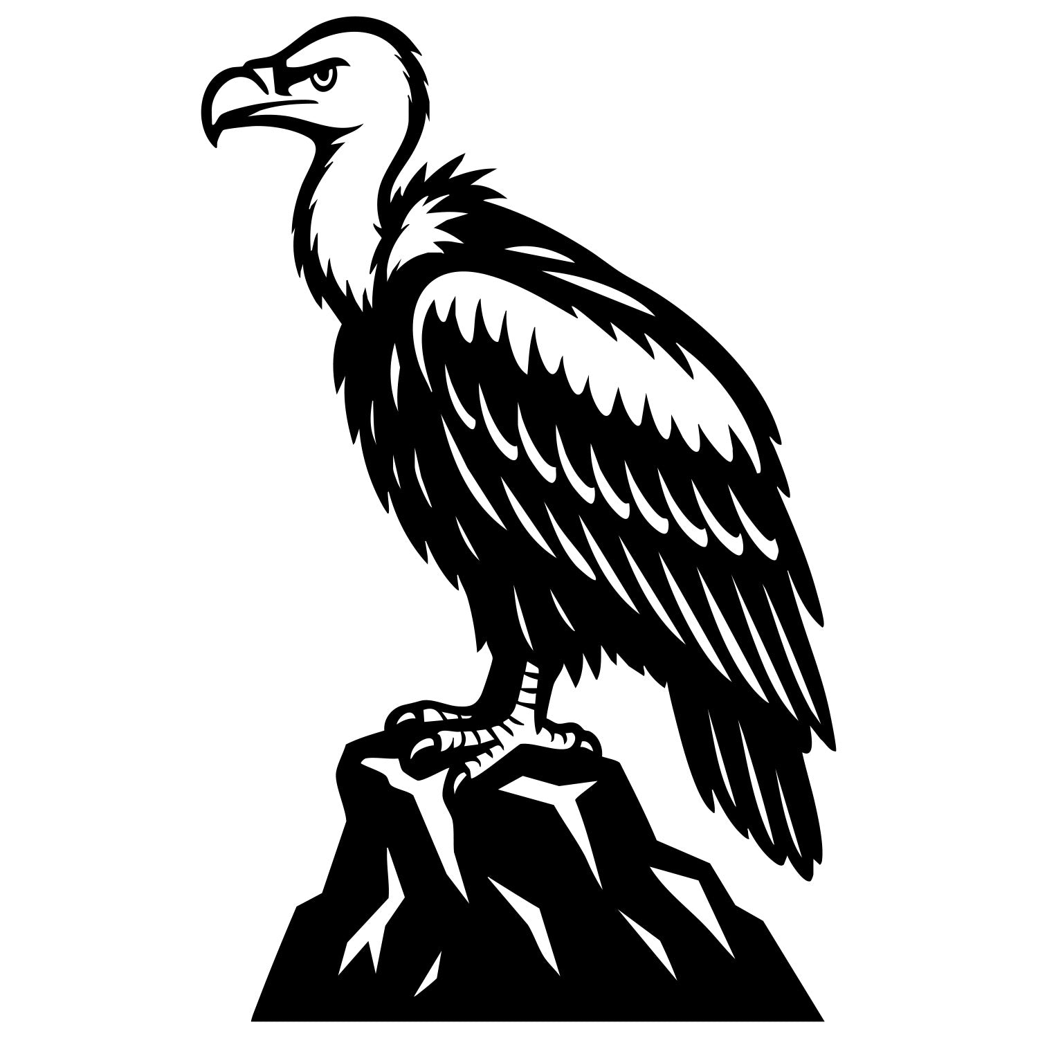 Griffon Vulture DXF File – CNC Cutting Design | ABVULTURE182
