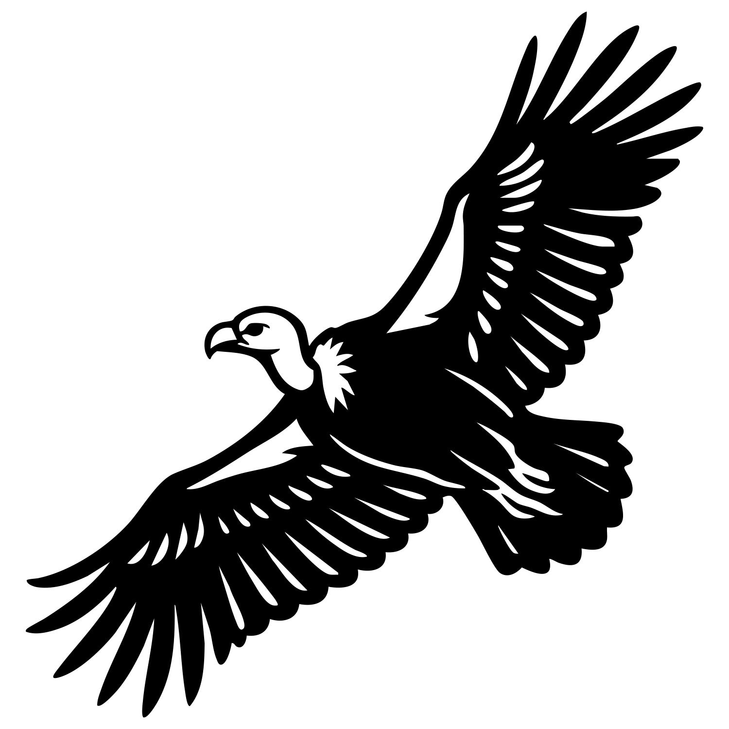 Griffon Vulture DXF File – CNC Cutting Design | ABVULTURE185