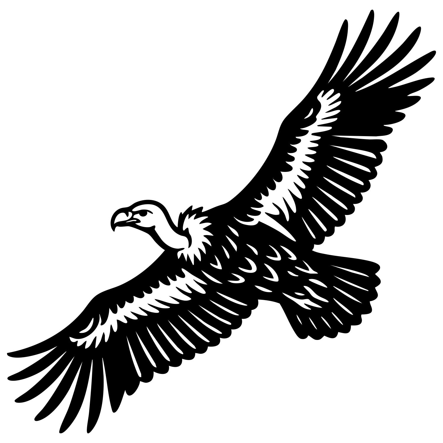 Griffon Vulture DXF File – CNC Cutting Design | ABVULTURE187