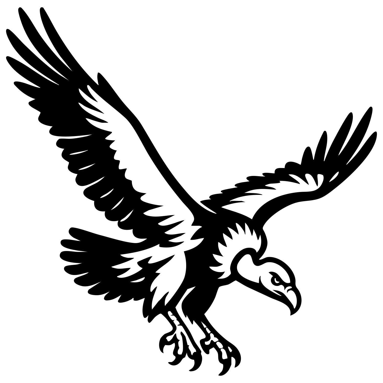 Griffon Vulture DXF File – CNC Cutting Design | ABVULTURE198