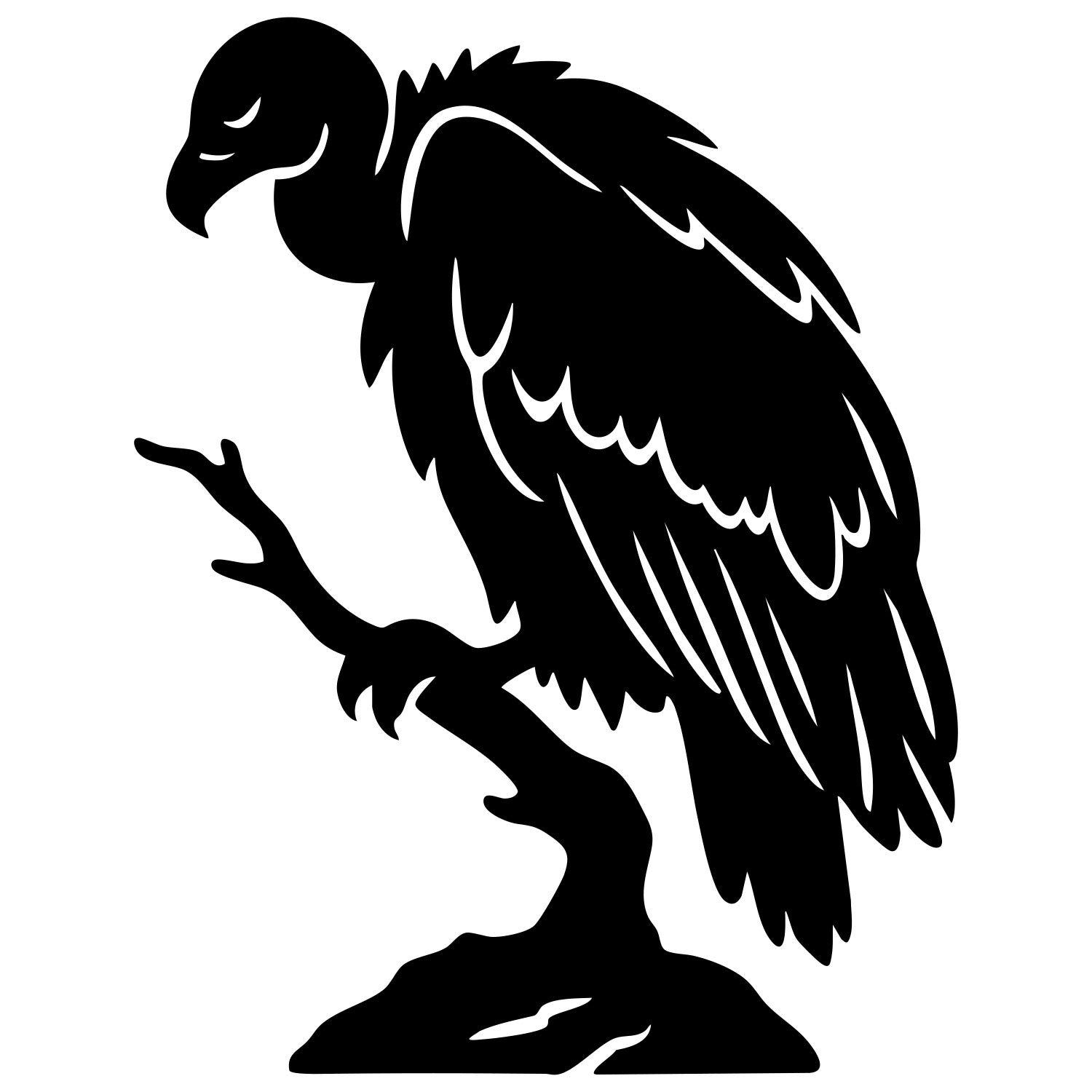 Griffon Vulture DXF File – CNC Cutting Design | ABVULTURE210