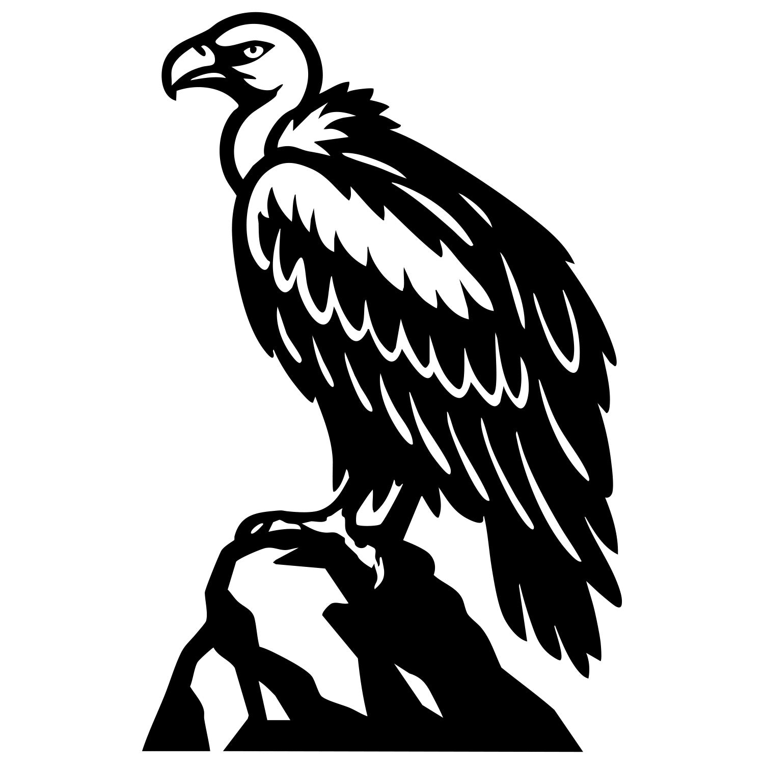 Griffon Vulture DXF File – CNC Cutting Design | ABVULTURE218