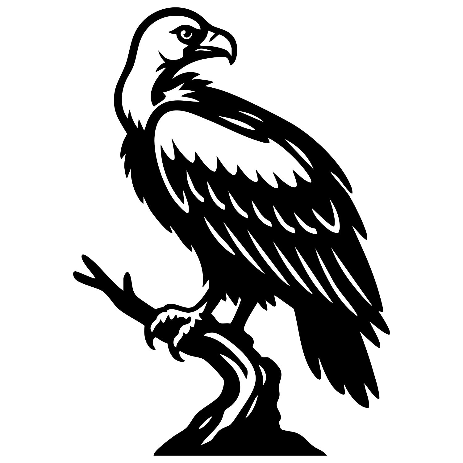 Griffon Vulture DXF File – CNC Cutting Design | ABVULTURE219