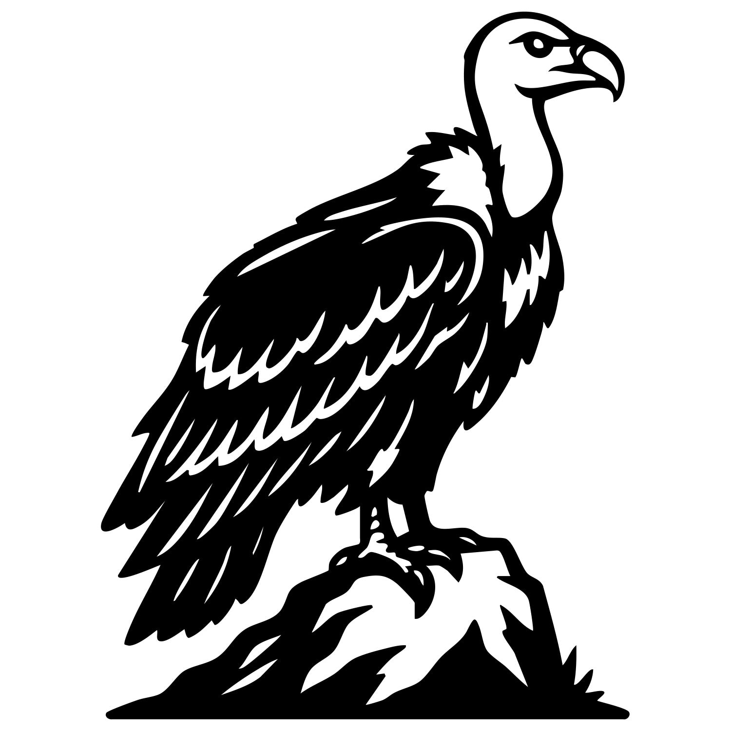 Griffon Vulture DXF File – CNC Cutting Design | ABVULTURE22