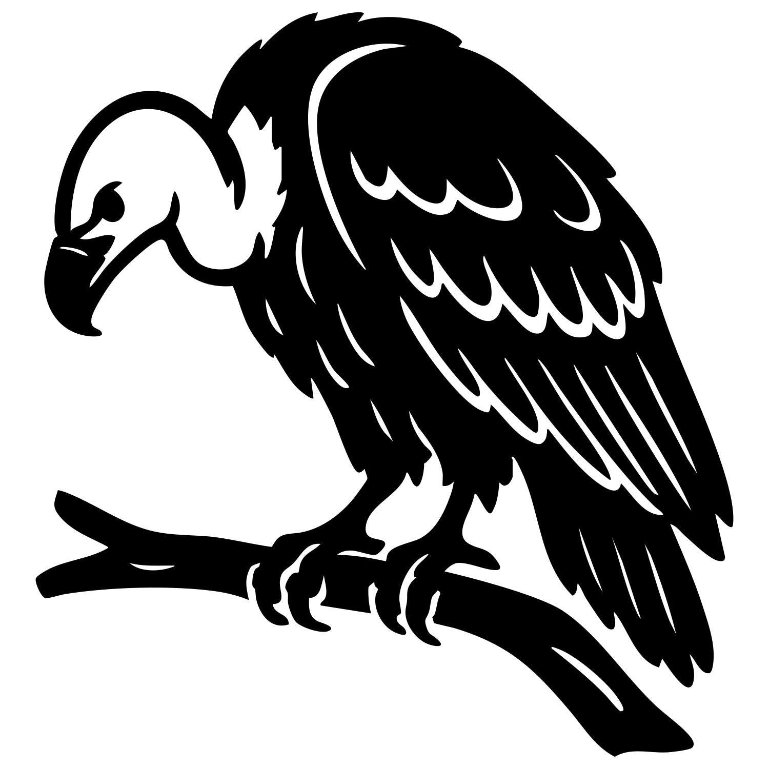 Griffon Vulture DXF File – CNC Cutting Design | ABVULTURE221
