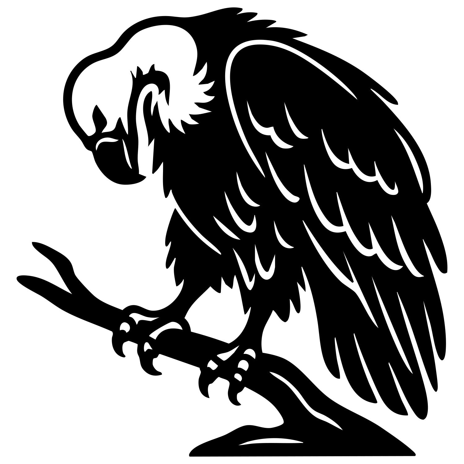 Griffon Vulture DXF File – CNC Cutting Design | ABVULTURE223