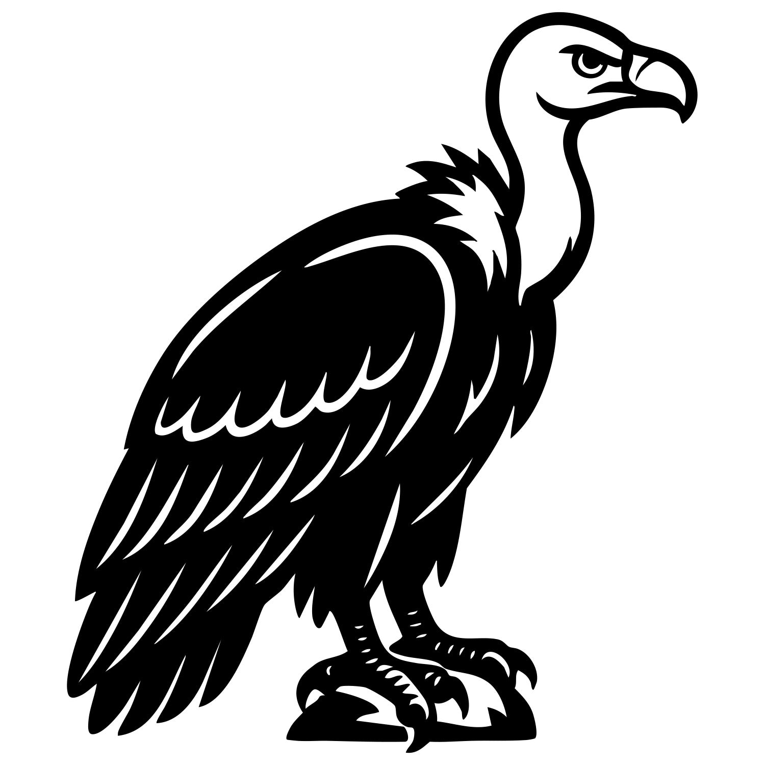 Griffon Vulture DXF File – CNC Cutting Design | ABVULTURE29