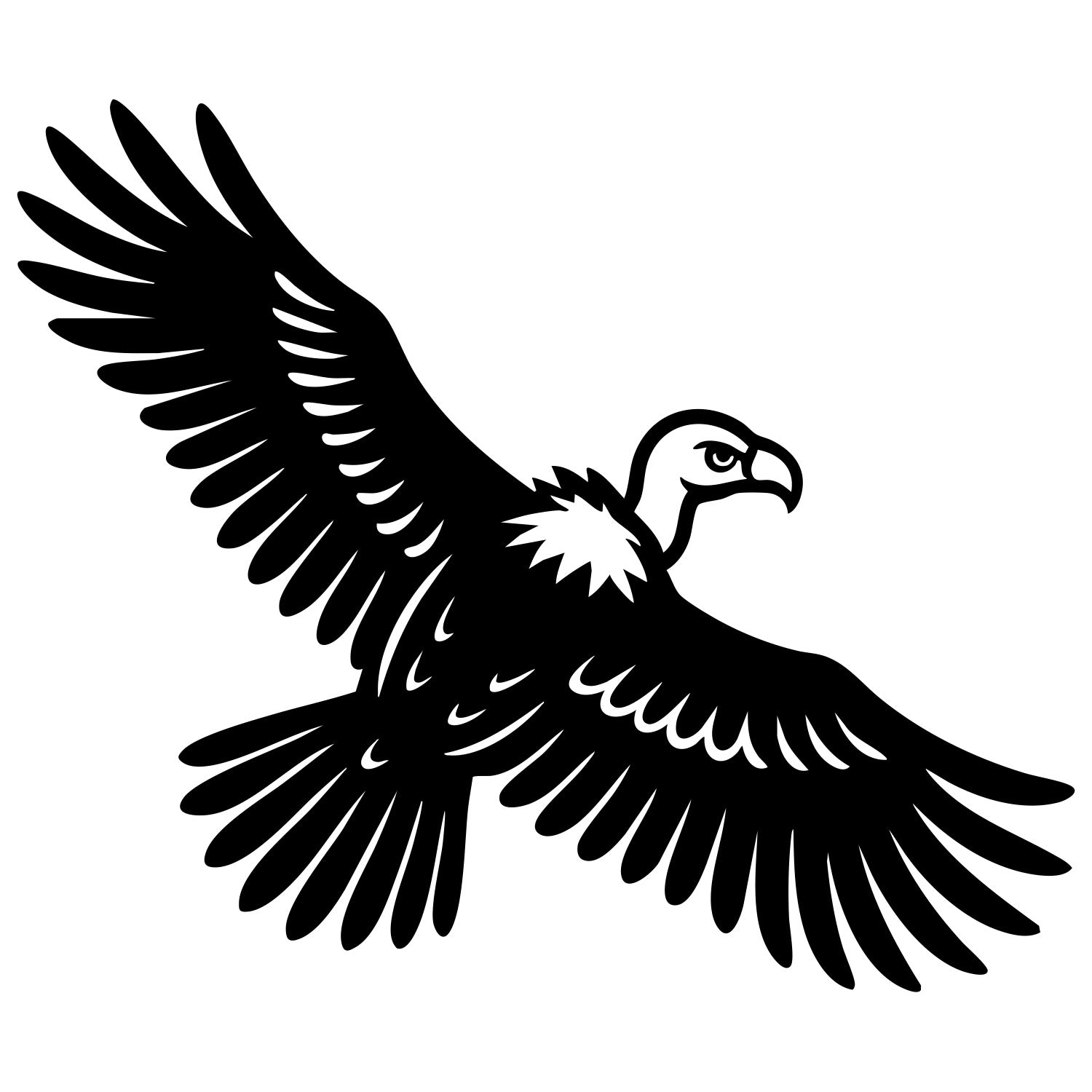 Griffon Vulture DXF File – CNC Cutting Design | ABVULTURE30