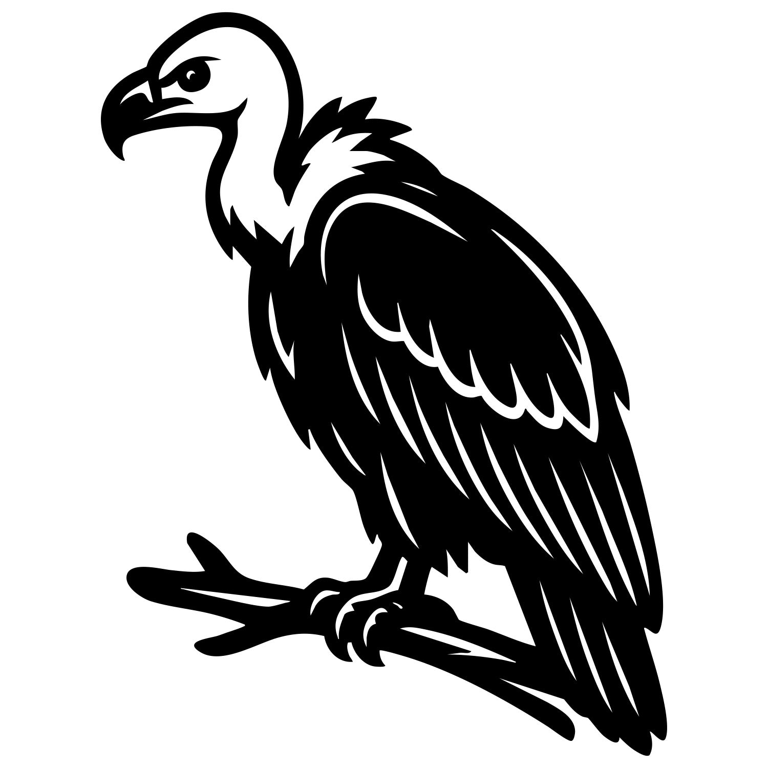 Griffon Vulture DXF File – CNC Cutting Design | ABVULTURE31