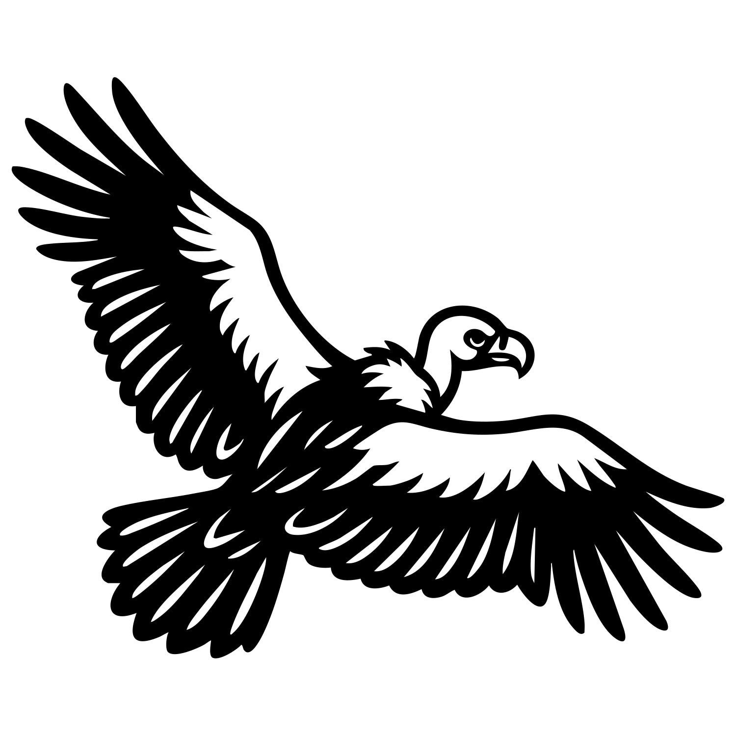 Griffon Vulture DXF File – CNC Cutting Design | ABVULTURE38