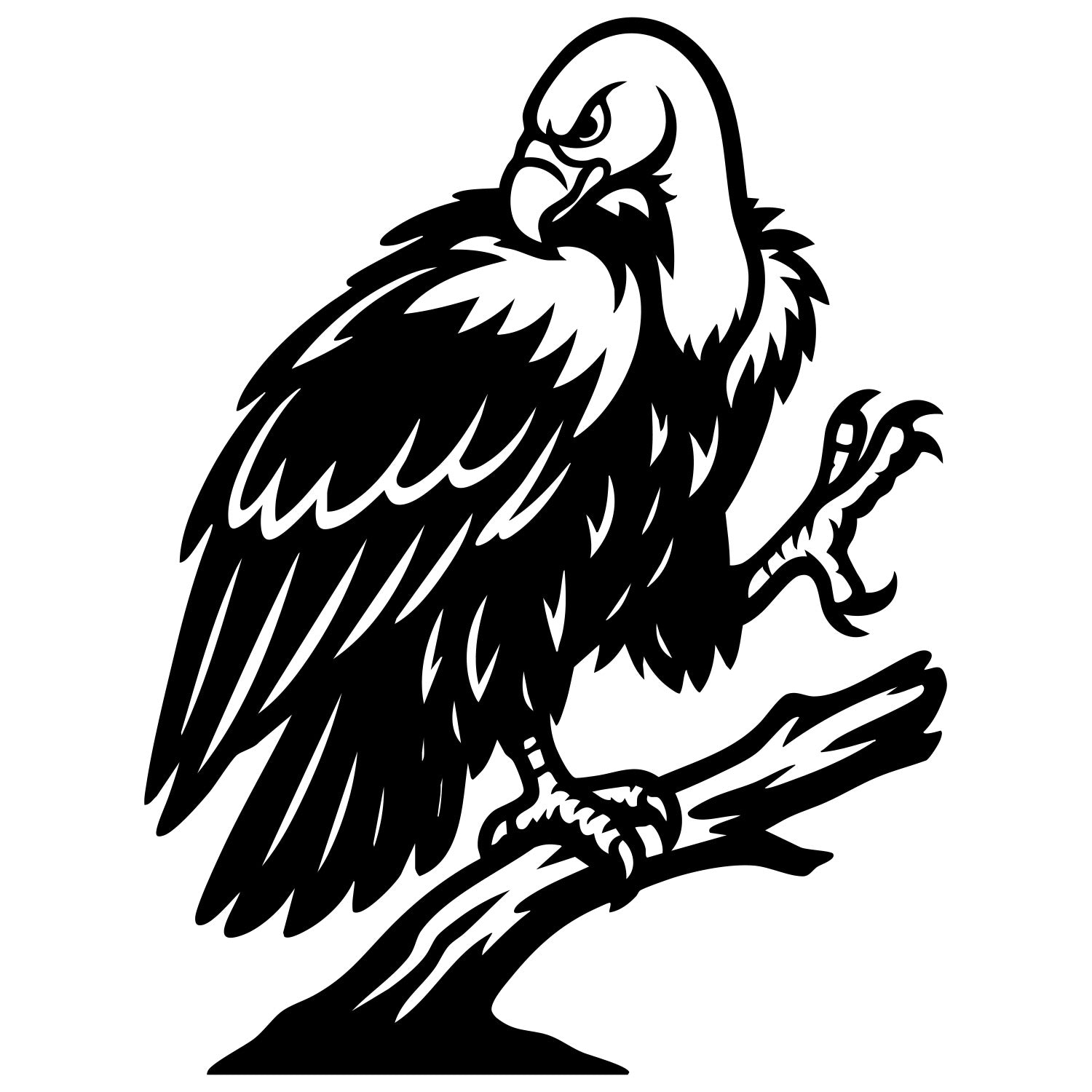 Griffon Vulture DXF File – CNC Cutting Design | ABVULTURE39