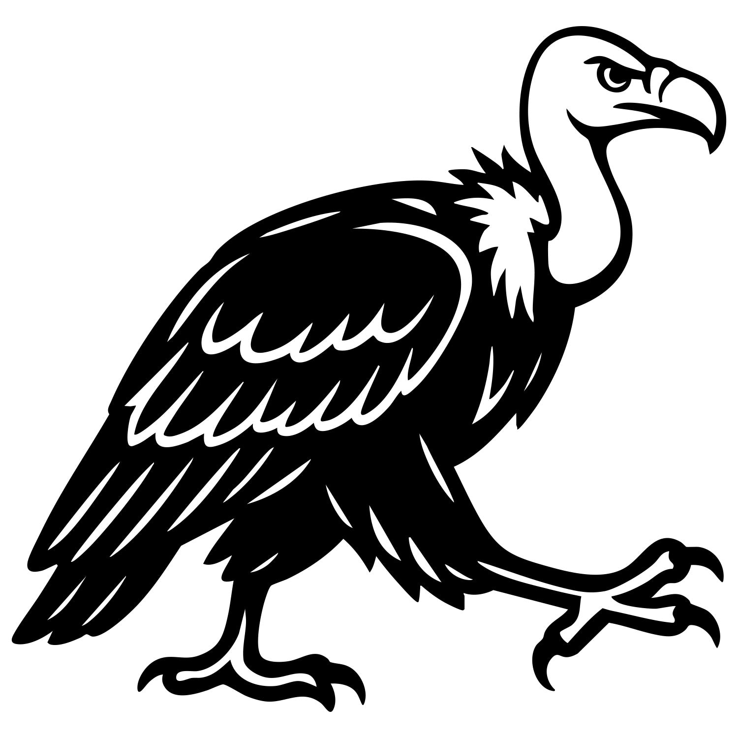 Griffon Vulture DXF File – CNC Cutting Design | ABVULTURE41