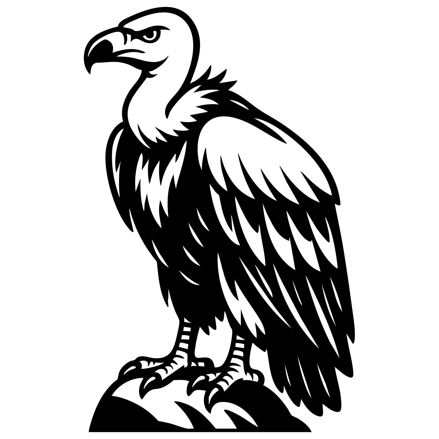 Griffon Vulture DXF File – CNC Cutting Design | ABVULTURE47