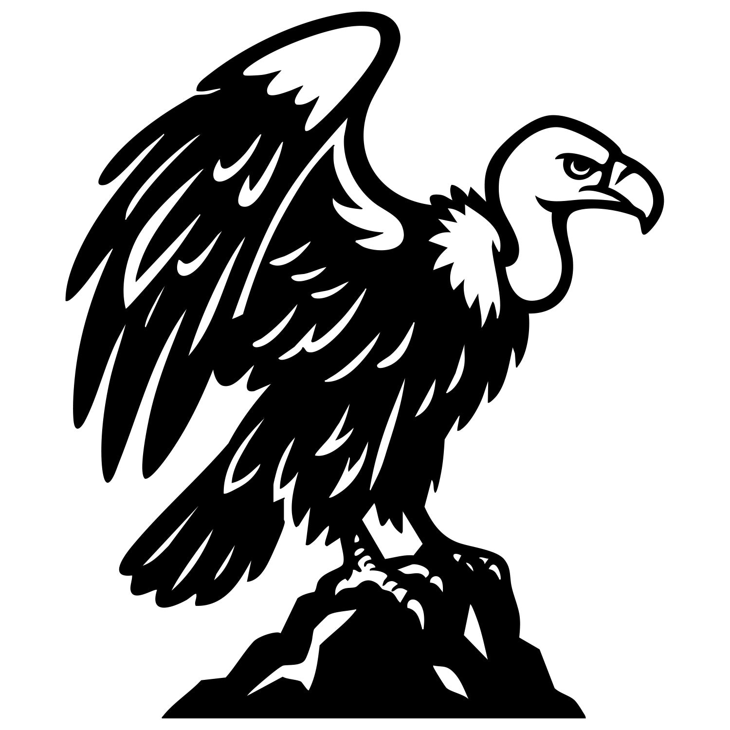 Griffon Vulture DXF File – CNC Cutting Design | ABVULTURE48