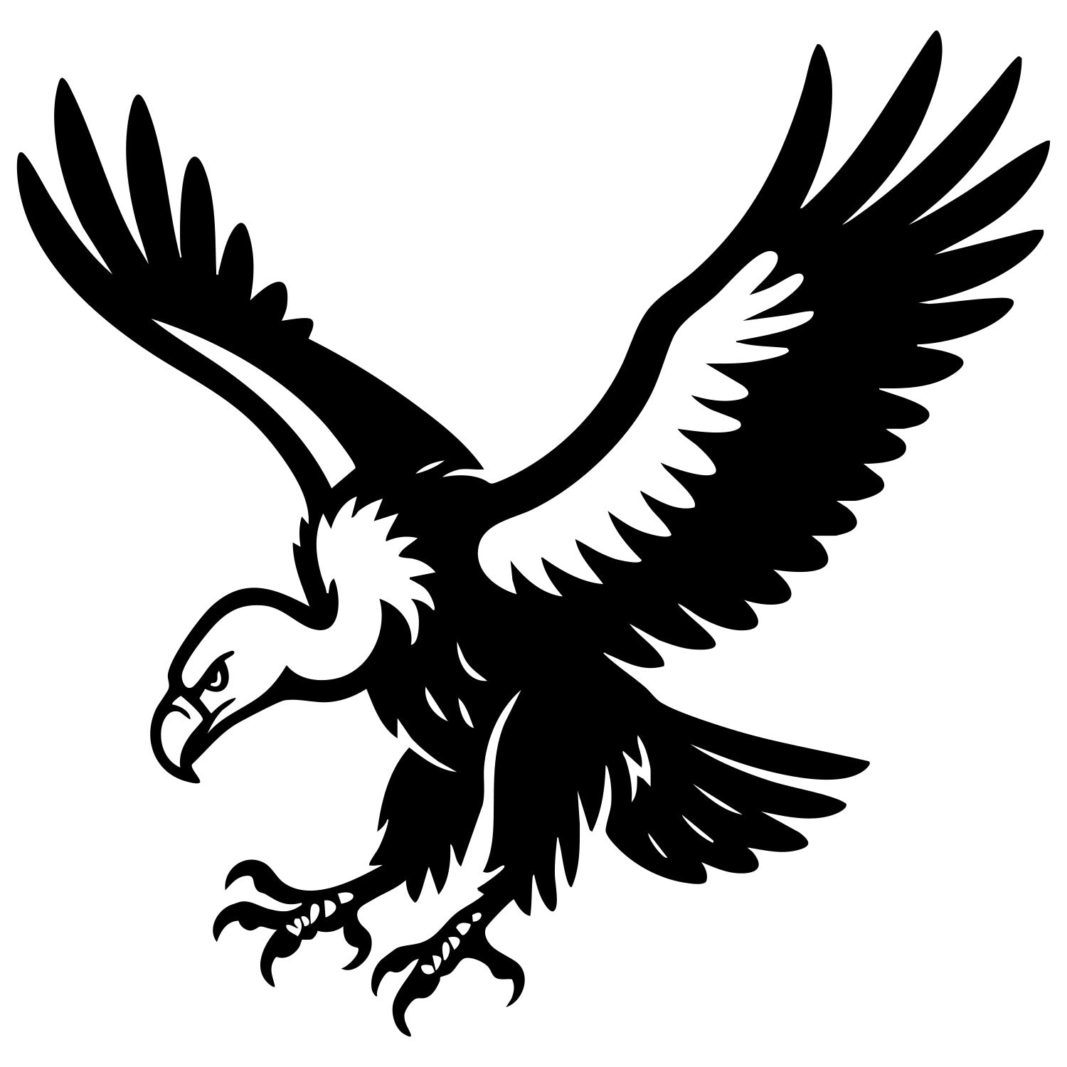 Griffon Vulture DXF File – CNC Cutting Design | ABVULTURE50