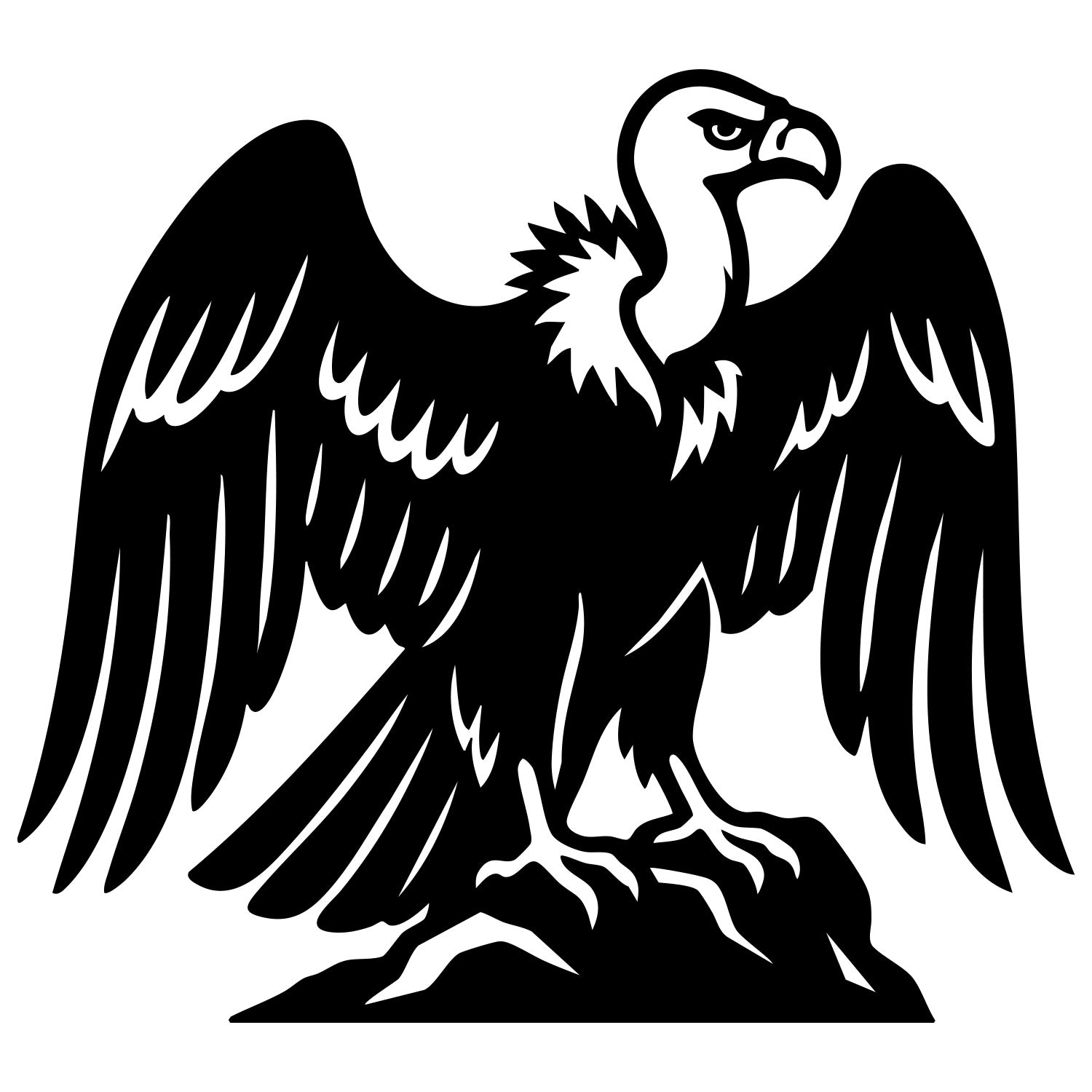 Griffon Vulture DXF File – CNC Cutting Design | ABVULTURE53