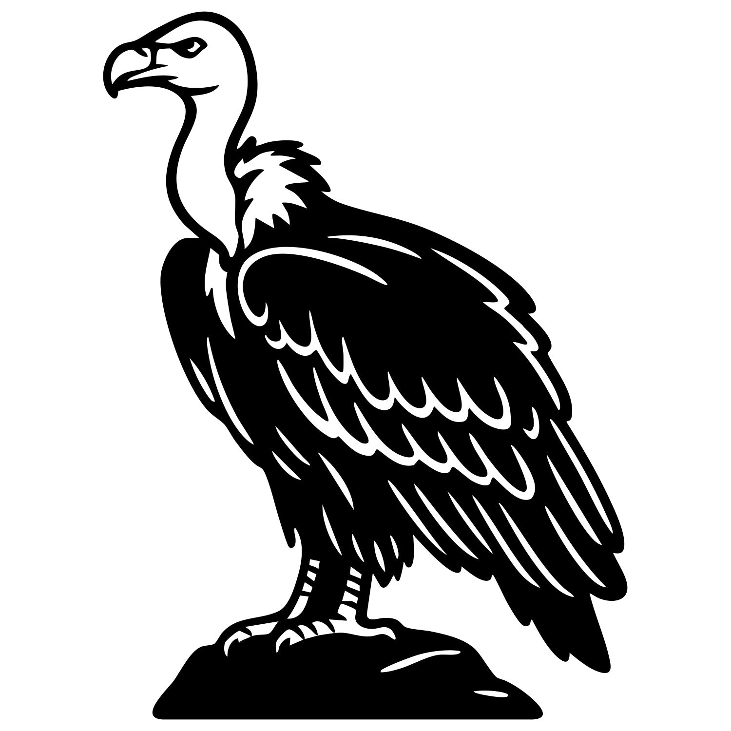 Griffon Vulture DXF File – CNC Cutting Design | ABVULTURE56