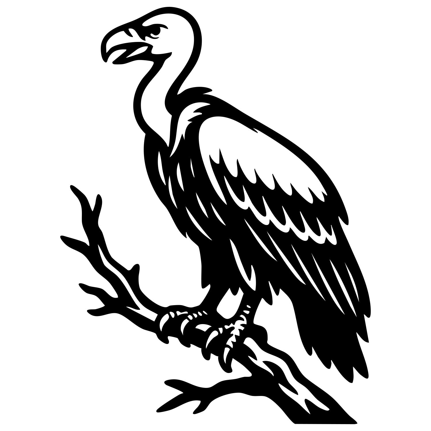 Griffon Vulture DXF File – CNC Cutting Design | ABVULTURE65