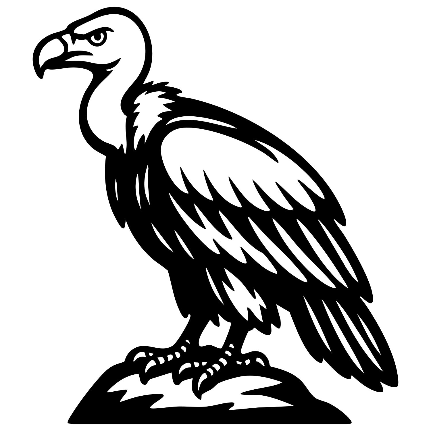 Griffon Vulture DXF File – CNC Cutting Design | ABVULTURE67