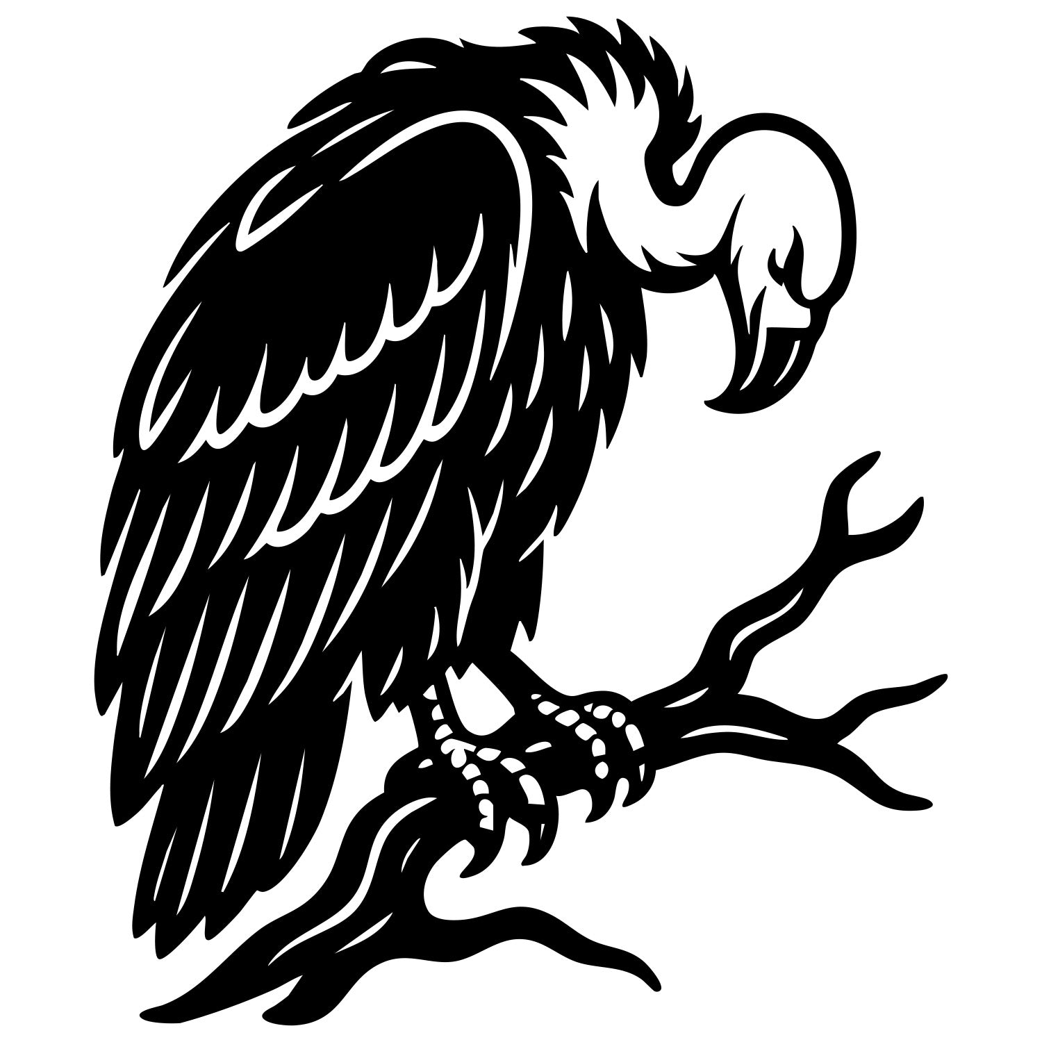 Griffon Vulture DXF File – CNC Cutting Design | ABVULTURE73