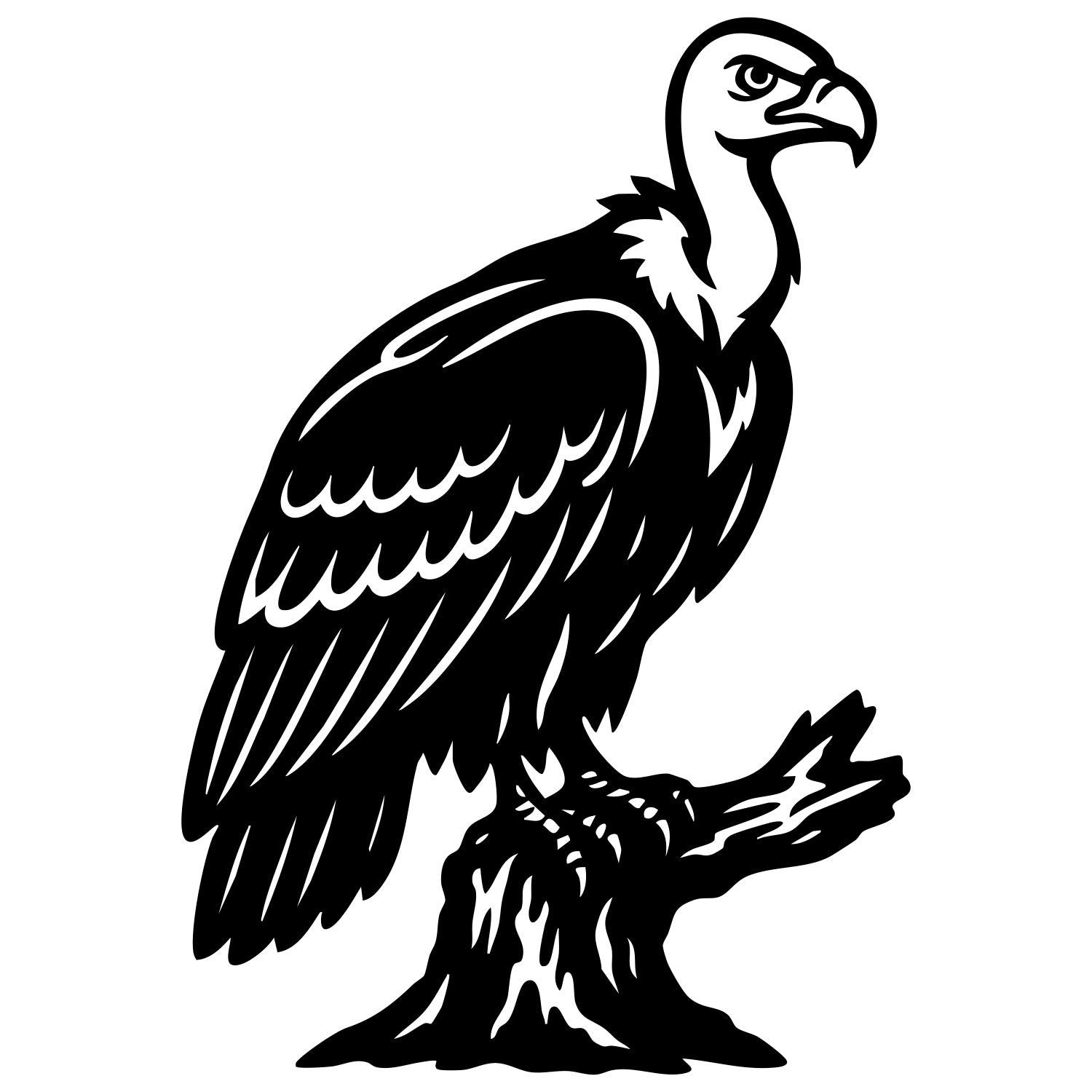 Griffon Vulture DXF File – CNC Cutting Design | ABVULTURE85