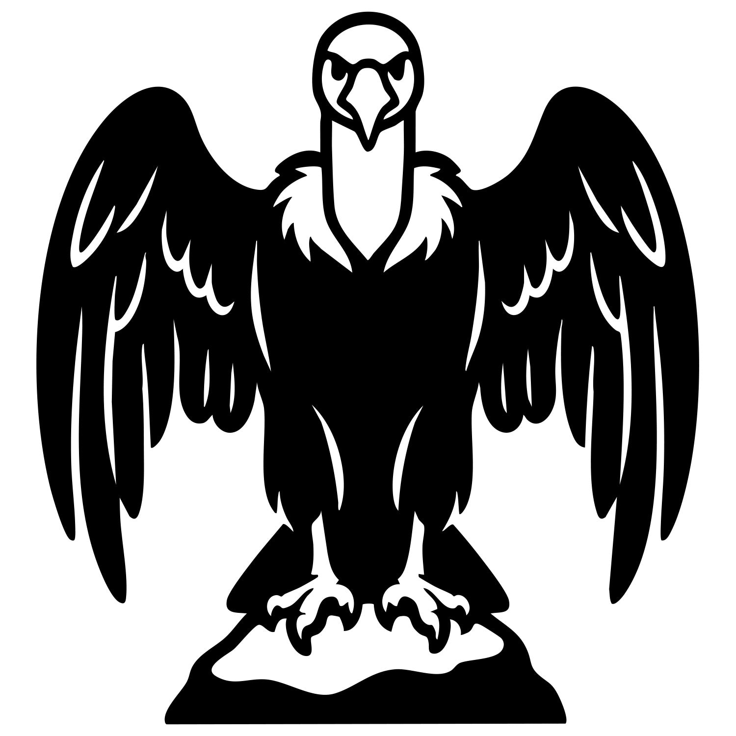 Griffon Vulture DXF File – CNC Cutting Design | ABVULTURE94